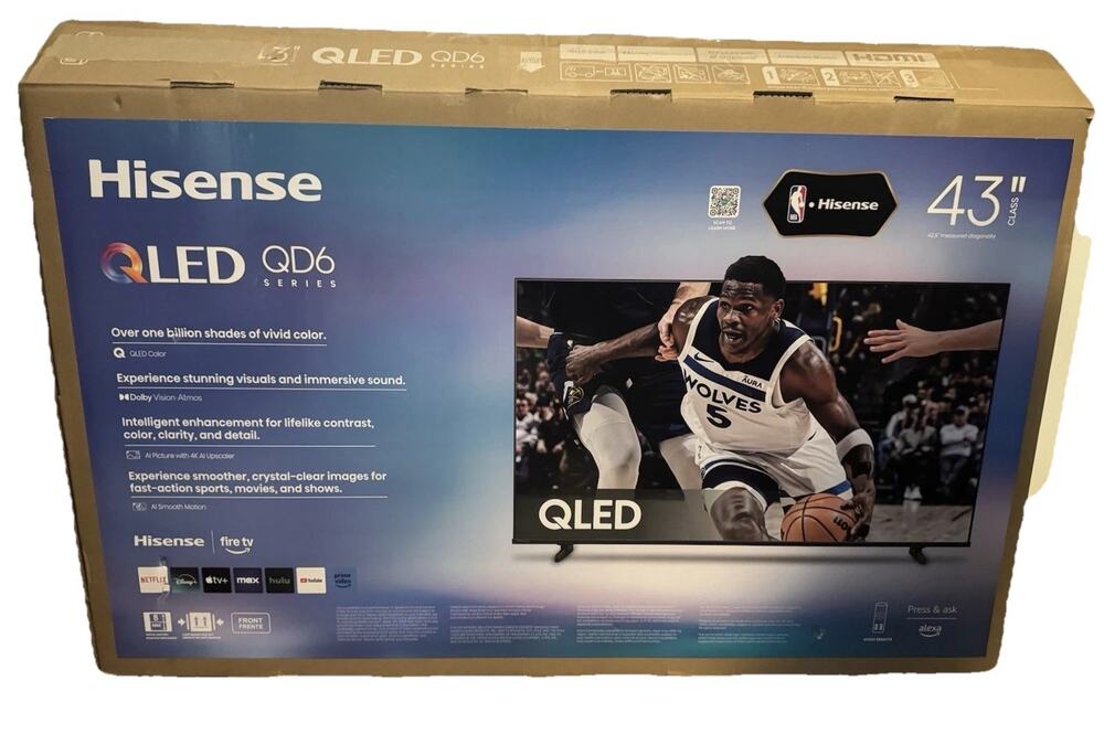 Hisense 43QD65QFC 43" QLED 4K Smart TV